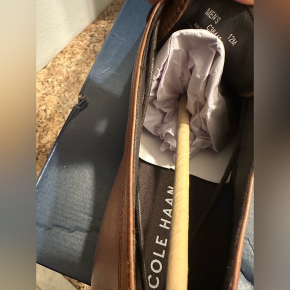 Brown Leather Men's Dress Shoes Cole Haan size 12 - Picture 3 of 6